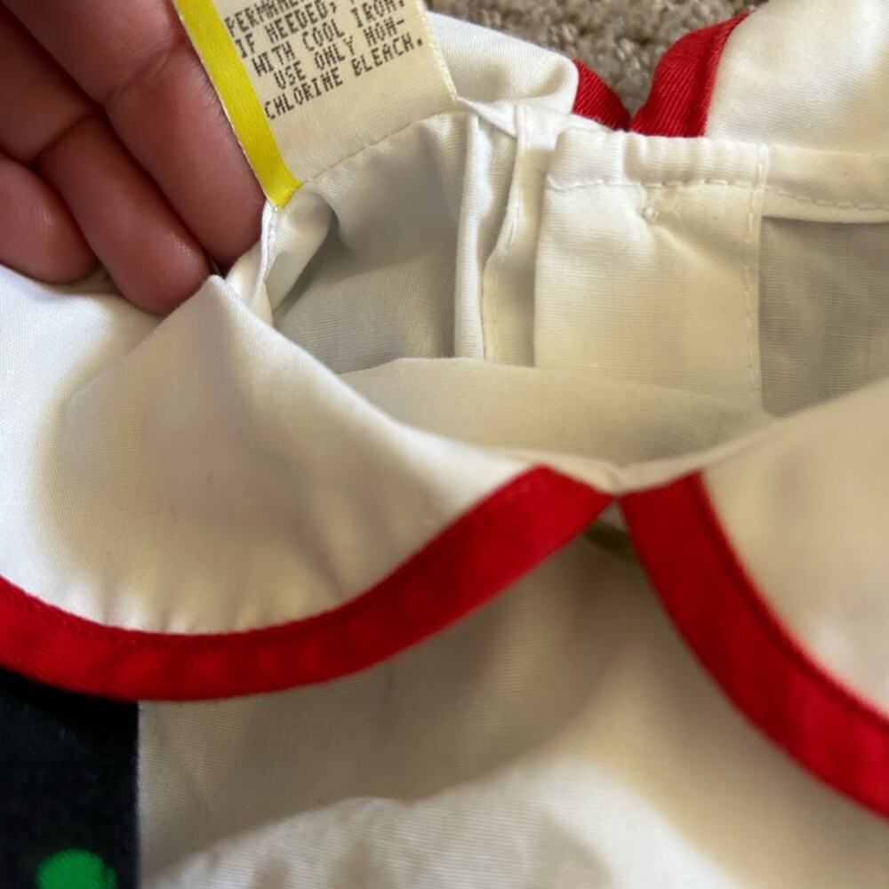 Vintage 80s/90s polka dot outfit 12 months - Picture 6 of 11
